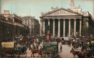 Bank of England und Royal Exchange, ca. 1910
