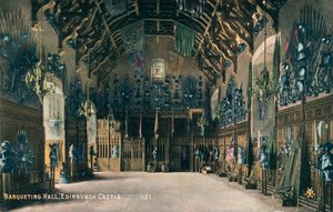 Bankettsaal, Edinburgh Castle, ca. 1930