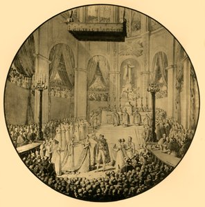 Taufe von Napoleon II., Notre Dame, Paris, 10. Juni 1811 von Unbekannt
