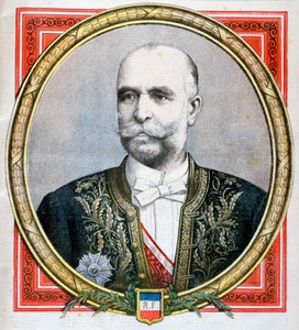 Baron de Courcel, der französische Botschafter in London, 1894