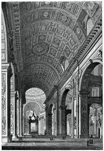 Basilika St. Peter, Rom, 1870