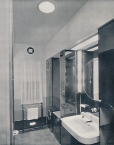 Badezimmer für einen Mann, 1936