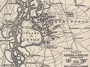 Schlacht bei Aspern oder Essling, 22. Mai 1809, 1896 von Unbekannt