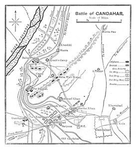 Schlacht von Candahar: Plan, 1902