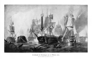 Schlacht von Trafalgar, 21. Oktober 1805, 1900 von Unbekannt