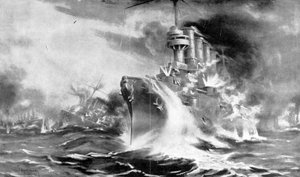 Schlacht um die Falklandinseln, 8. Dezember 1914 von Unbekannt