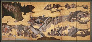 Kampfszenen aus der Geschichte von Heike Heike Monogatari von Unbekannt