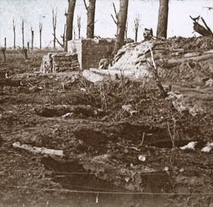 Schlachtfeld, um 1914-1918