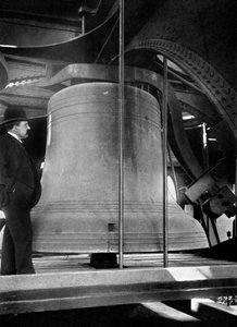 Glocke im Turm von Big Ben, Palace of Westminster, London, ca. 1905 von Unbekannt