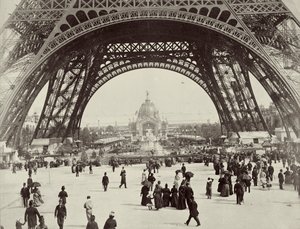 Unter dem Eiffelturm, Paris, 1889