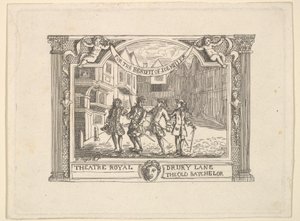 Benefizkarte für Joe Miller, 1790er Jahre von Unbekannt