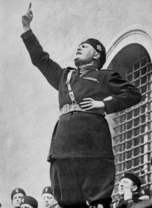 Benito Mussolini, italienischer faschistischer Diktator, ca. 1930er Jahre von Unbekannt