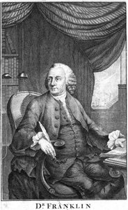Benjamin Franklin, amerikanischer Wissenschaftler, Erfinder und Staatsmann, spätes 18. Jahrhundert