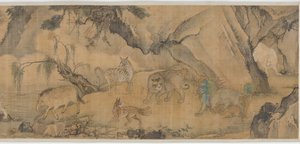 Bestiarium von realen und imaginären Tieren, Ming-Dynastie, 1368-1644 von Unbekannt