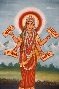 Bhagavad-Gita Hindu-Schriften, Kathmandu, Nepal