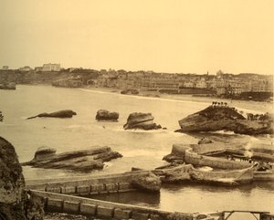 Biarritz - Gesamtansicht von der Atalaye, ca. 1930 von Unbekannt