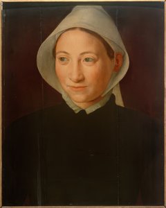 Bildnis einer Frau mit weißer Haube