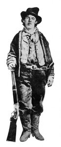 Billy the Kid, amerikanischer Revolverheld und Gesetzloser, ca. 1877-1881, 1954 von Unbekannt