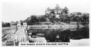 Palast von Bir Singh Deo, Datia, Indien, ca. 1925 von Unbekannt