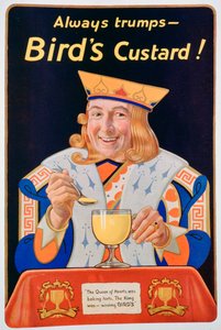 Birds Custard Werbung, 1927