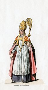 Bischof von Rochester, Kostümentwurf für Shakespeares Stück, Heinrich VIII, 19. Jahrhundert