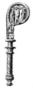 Bischofsstab, Kathedrale von Metz, 14. Jahrhundert, 1870 von Unbekannt