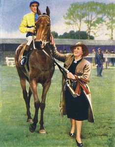 Black Speck, Jockey: A. Richardson, 1939 von Unbekannt