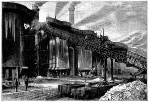 Hochöfen, Barrow Hematite Iron and Steel Company, Barrow-in-Furness, Cumbria, 1890