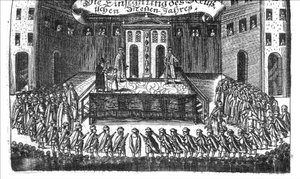 Segen des russischen Neujahrs von Georg Adam Schleissing Derer beyden Czaaren in Reussland Iwan und Peter Alexewiz, 1693