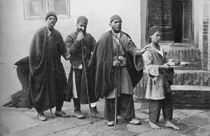 Blinde Bettler von Teheran, Persien, 1902