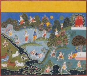 Blinde Kuh...aus einem verstreuten Bhagavata Purana