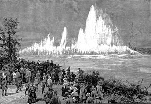 Sprengung von Flood Rock, 1885