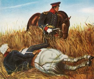 Blücher in der Schlacht von Ligny, 16. Juni 1815, 1936 von Unbekannt