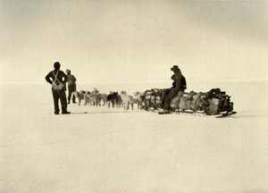 Bluff Depot Party an der Barriere, ca. 1908, 1909