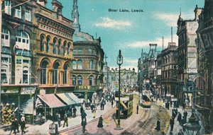 Boar Lane, Leeds, ca. 1905 von Unbekannt
