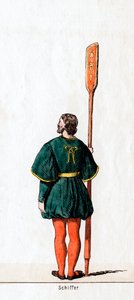 Bootsmann, Kostümentwurf für Shakespeares Stück, Heinrich VIII., 19. Jahrhundert