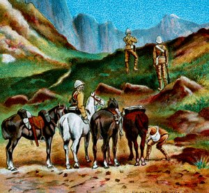 Bobs Augen, britische Pfadfinder, 1900 von Unbekannt