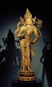 Bodhisattva Maitreya / Skulptur, 11.–12. Jhdt. von Unbekannt