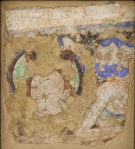 Bodhisattvas und Mönche, aus Höhle 224 von Unbekannt