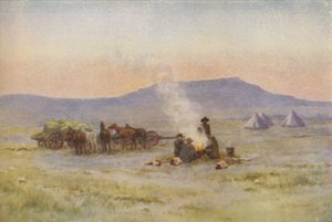 Burenlager auf der Veldt, 1924 von Unbekannt
