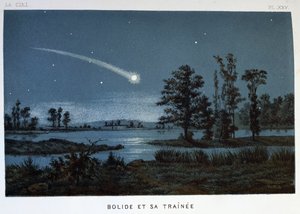 Bolide und sein Schweif, 1870