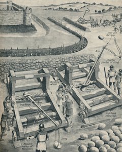 Bombardierung einer Festung in sächsischen Zeiten, ca. 1934