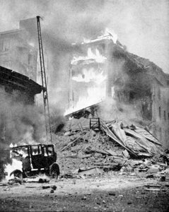 Bombardierung von Helsinki durch die Russen, Zweiter Weltkrieg, ca. 1940