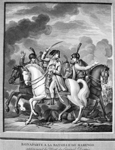 Bonaparte in der Schlacht von Marengo, 14. Juni, 1800