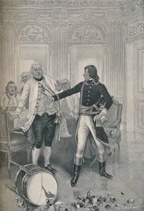 Bonapartes Beendigung des Gesprächs mit dem österreichischen Gesandten, 1896 von Unbekannt