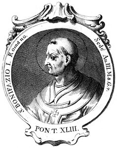 Bonifatius I., Papst der katholischen Kirche