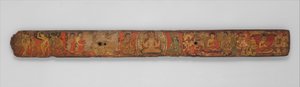 Buchdeckel eines Manuskripts des Ashtasahasrika Prajnaparamita Sutra, 10.-11. Jahrhundert