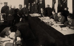 Boris Savinkov im Militärkollegium des Obersten Tribunals der Sowjetunion, 1924