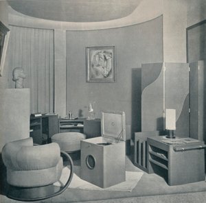 Boudoir aus dem Salon des Artistes Decorateurs, von DIM von Unbekannt