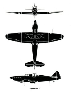 Boulton Paul Defiant I, 1941 von Unbekannt